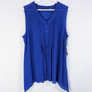 FYLO London Sleeveless Semi-Shear Tunic